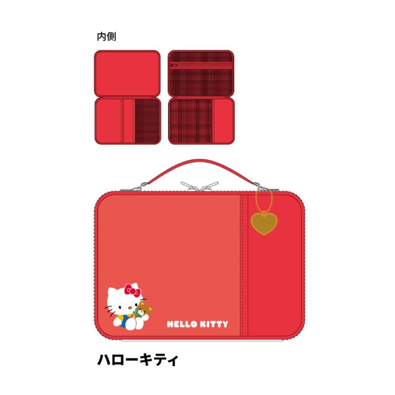 マルチケース レトロサンリオキャラクターズ ハローキティ かわいい 小物入れ 限定 サンスター文具