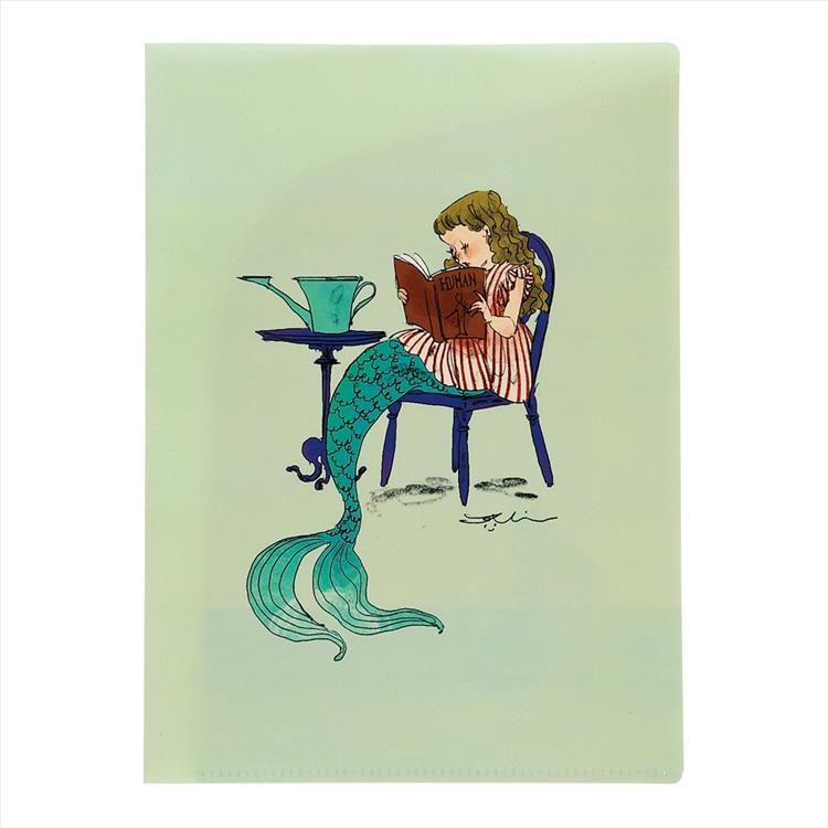 学研ステイフル くらはしれい A5 ダブルクリアファイル 人魚 イラストレーター 絵本作家 オシャレ プレゼント かわいい SNS映え