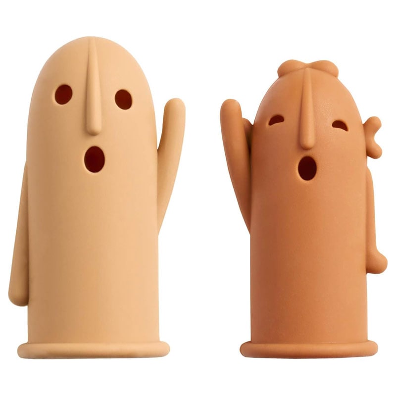 ライオン事務器 はにわ型 指サック はにさっく 其の参 2個入 HA-207 凸凹加工 かわいい 女子文具 面白雑貨 グッズ 癒し