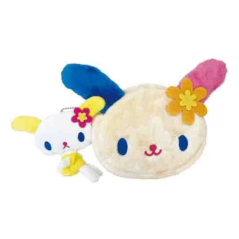 サンリオU⑤　ウサハナ2点セット　トラベルポーチ＋ぷちタオル サンリオU⑤ ウサハナ2点セット トラベルポーチ＋ぷちタオル