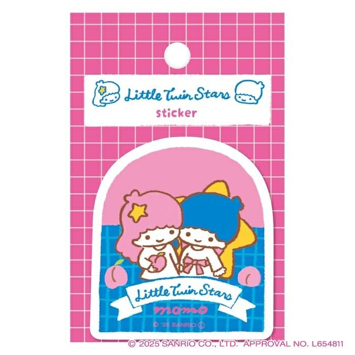 ステッカー サンリオキャラクターズ リトルツインスターズ A コラボ 雑貨 グッズ 描き下ろし 限定 古川紙工