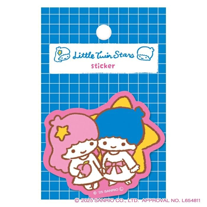 ステッカー サンリオキャラクターズ リトルツインスターズ B コラボ 雑貨 グッズ 描き下ろし 限定 古川紙工