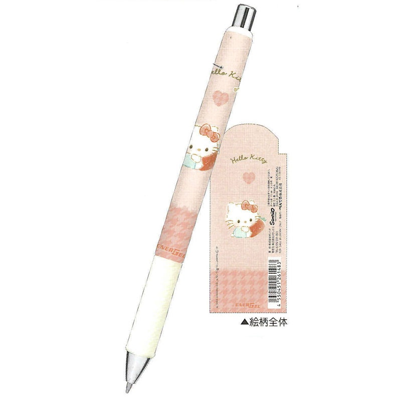 クラックス エナージェル ゲルインキボールペン 0.5mm ハローキティ/ふわふわラテ ぺんてる 日本製 コレクション 限定