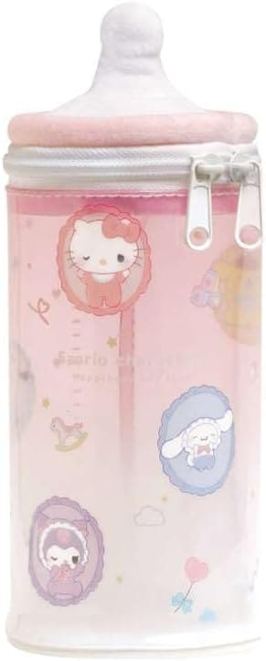 サンリオキャラクターズベビー ダイカットペンケース おねむ 哺乳瓶 赤ちゃん 小物入れ ポーチ プレゼント オシャレ かわいい クラックス
