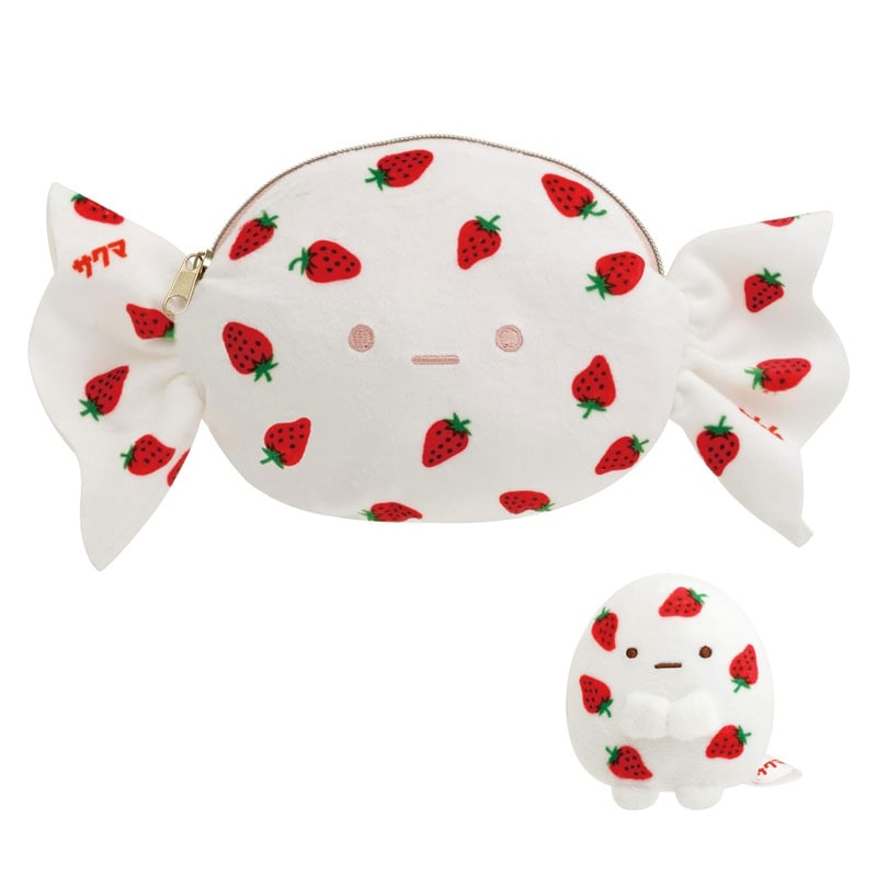 サンエックス すみっコぐらし×サクマいちごみるくキャンディ てのりぬいぐるみセット  限定 かわいい プレゼント グッズ