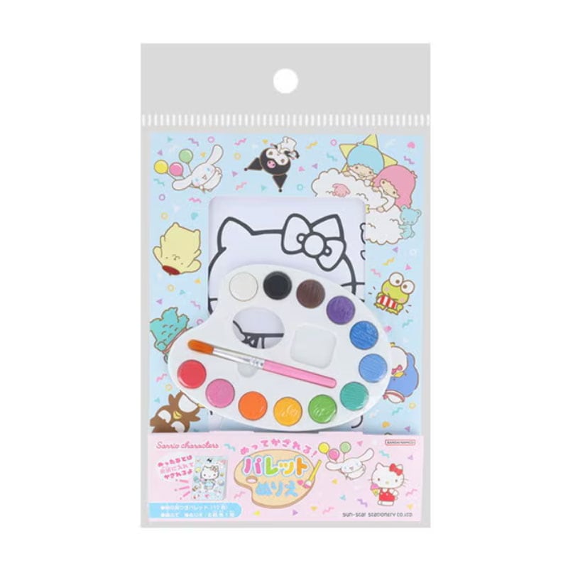 サンリオキャラクターズ ぬってかざれる！パレットぬりえ 女の子 キッズ プレゼント 知育玩具 かわいい
