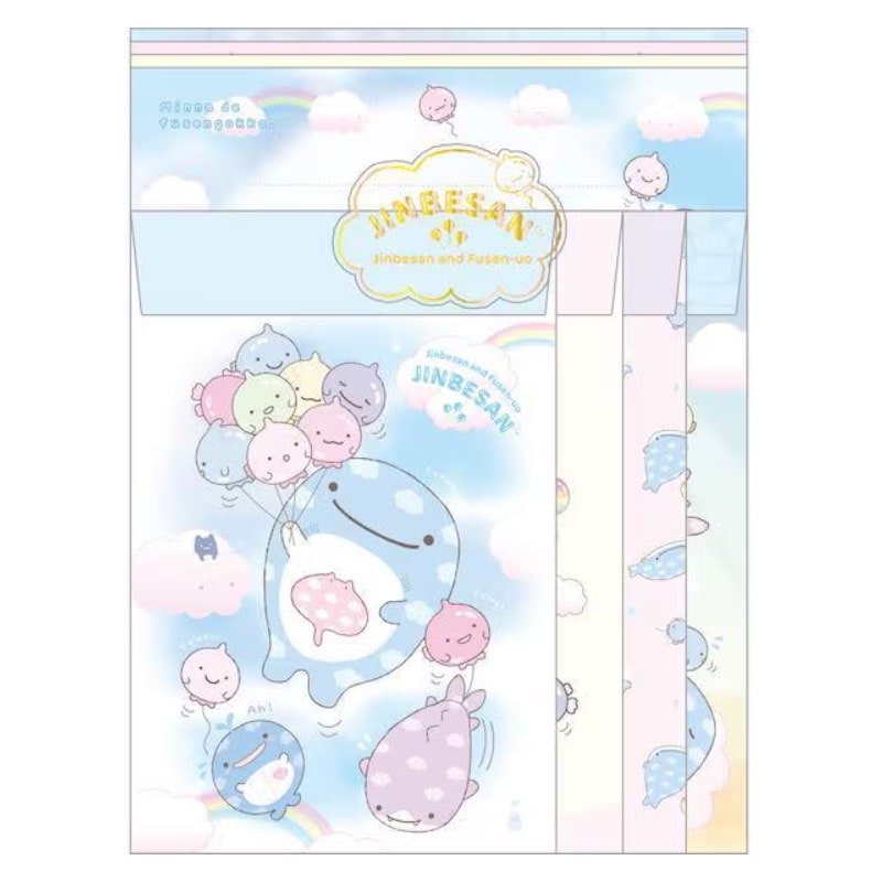 サンエックス じんべえさん じんべえさんとふうせんうお レターセット 日本製 グッズ