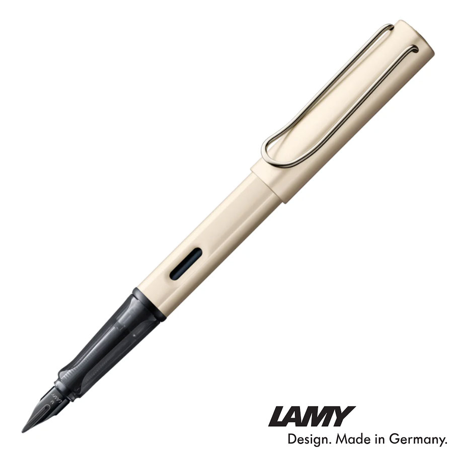 LAMY 万年筆 ルクス Lx パラジューム M オシャレ 名入れ万年筆 プレゼント 高級 お祝い アルミ 専用ケース付き ギフト