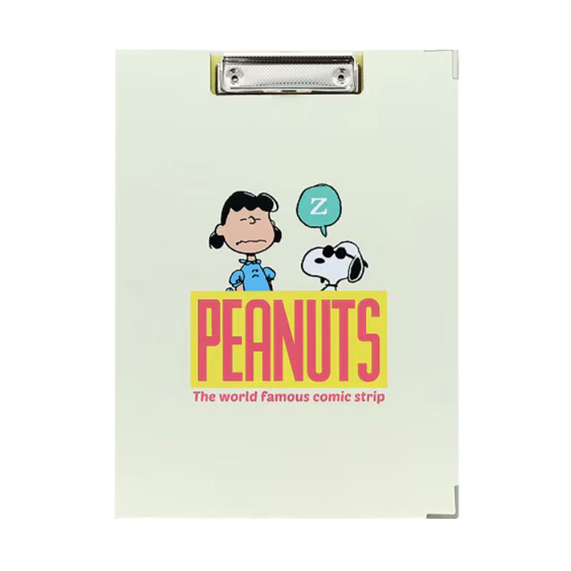 2つ折りクリップボードA4 PNCS2 スヌーピー アイボリー サンスター文具 コレクション グッズ かわいい 女子文具