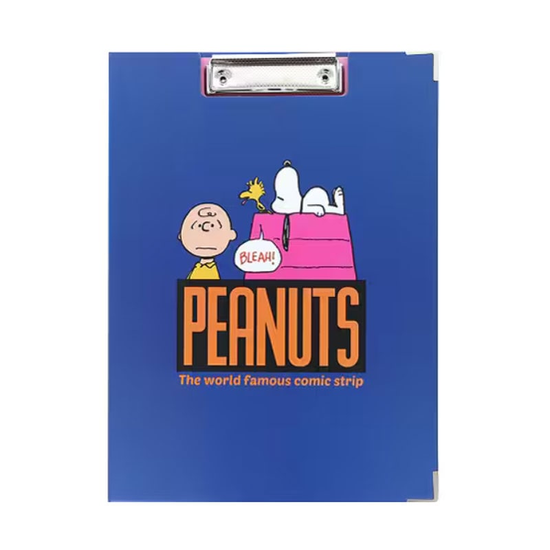 2つ折りクリップボードA4 PNCS2 スヌーピー ネイビー サンスター文具 コレクション グッズ かわいい 女子文具