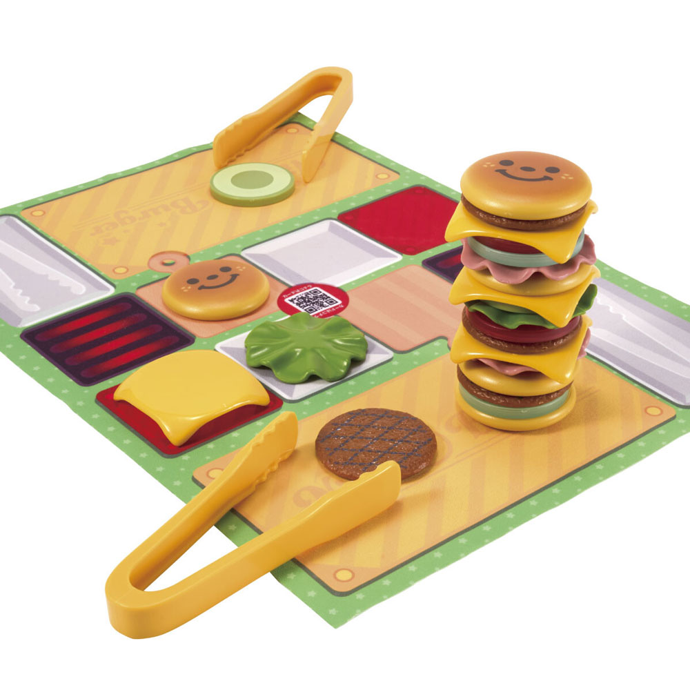 アイアップ ニコバーガーゲーム 知育玩具 プレゼント お祝い かわいい スマホと連動 タワーゲーム クリスマス パーティーゲーム 保育園 幼稚園 送料無料 即納