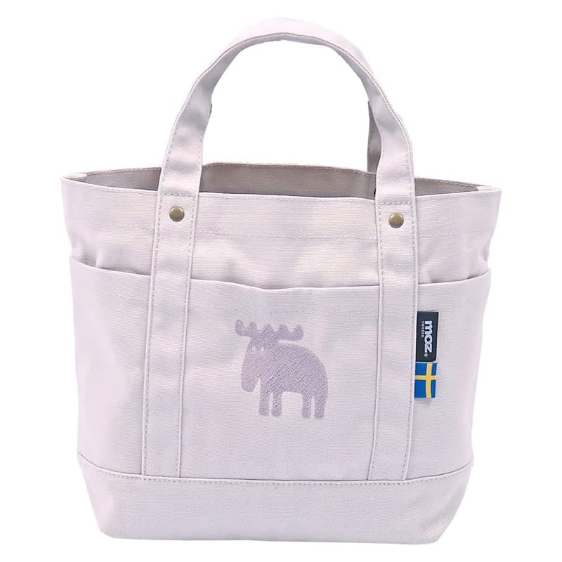 MOZ モズ スゥェーデン 帆布トート M ラベンダー トートバッグ マチ付き 帆布素材 オシャレ 持ち運び かわいい プレゼント
