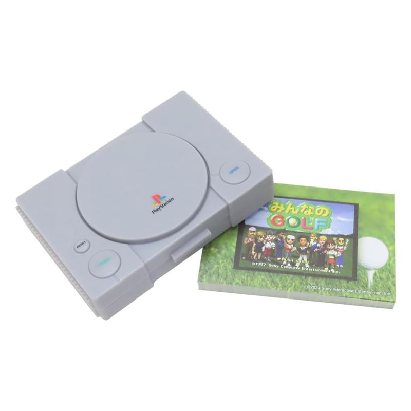 funbox PlayStation ケース入りメモ みんなのGOLF 80枚入り レトロ 懐かしい プレゼント インテリア