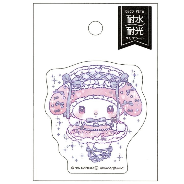 マイメロディ・ツインスターズ デコペタステッカー DOLLY MIX マイメロディ 50周年 アニバーサリー プレゼント ギフト デコレーション かわいい オシャレ クラックス