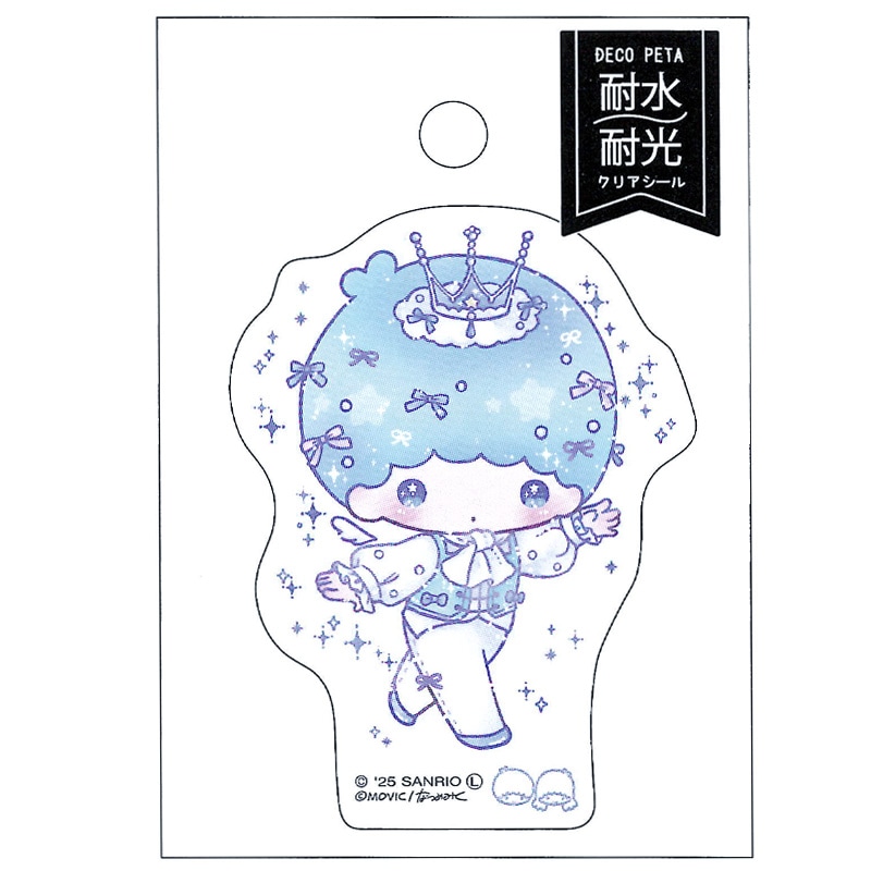 マイメロディ・ツインスターズ デコペタステッカー DOLLY MIX キキ 50周年 アニバーサリー プレゼント ギフト デコレーション かわいい オシャレ クラックス