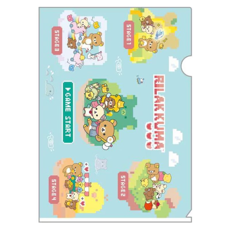 サンエックス リラックマ ゲーミングリラックマ クリアホルダー A4 限定 かわいい プレゼント