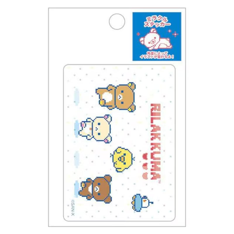 サンエックス リラックマ ゲーミングリラックマ ミラクルステッカー 限定 かわいい プレゼント デコレーション