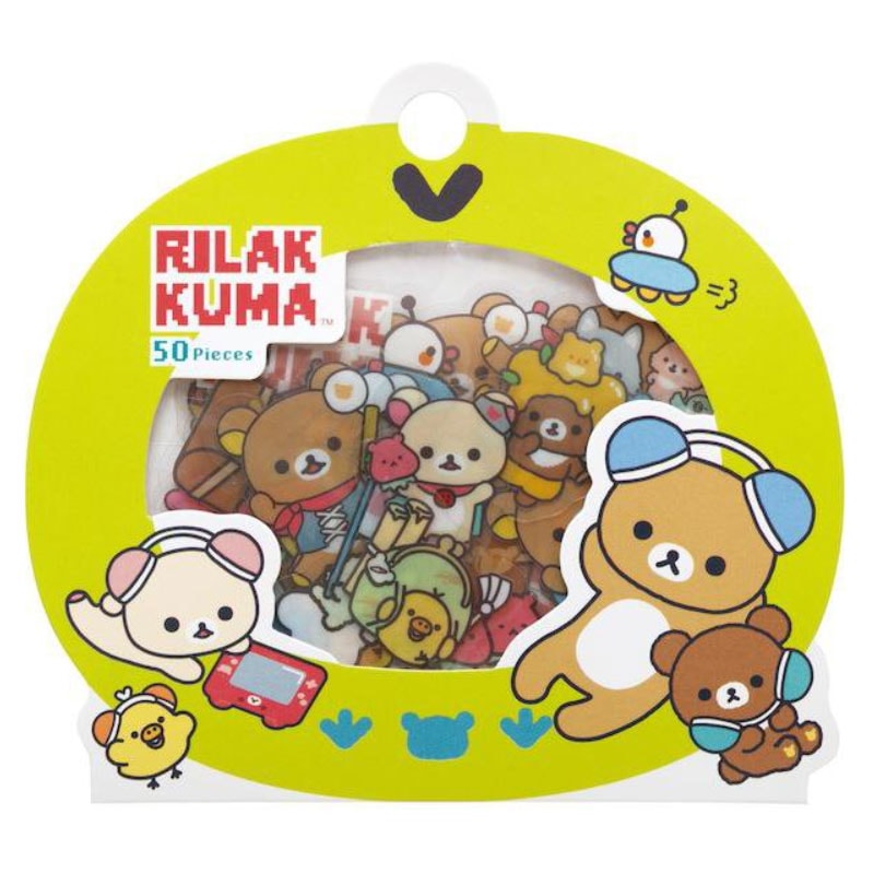 サンエックス リラックマ ゲーミングリラックマ クリアシールビッツ 限定 かわいい プレゼント デコレーション