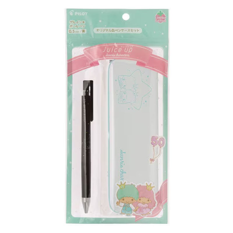 ジュースアップ 缶ペンケースセット リトルツインスターズ 0.5 ゲルインキボールペン ギフト PILOT 限定 グッズ 日本製