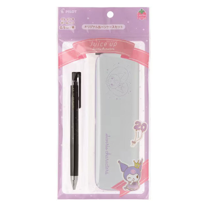 ジュースアップ 缶ペンケースセット クロミちゃん 0.5 ゲルインキボールペン ギフト PILOT 限定 グッズ 日本製