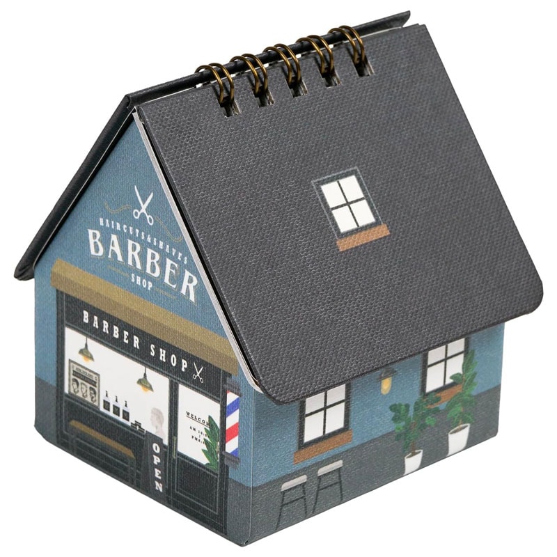 グリーティングライフ 2026年 ハウスボックス カレンダー 理容室 小物入れ 限定 プレゼント インテリア レトロ