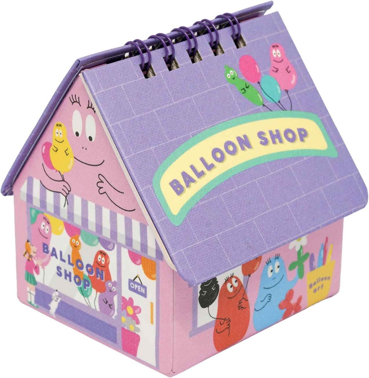 グリーティングライフ 2026年 ハウスボックス カレンダー バーバパパ 小物入れ 限定 プレゼント インテリア レトロ