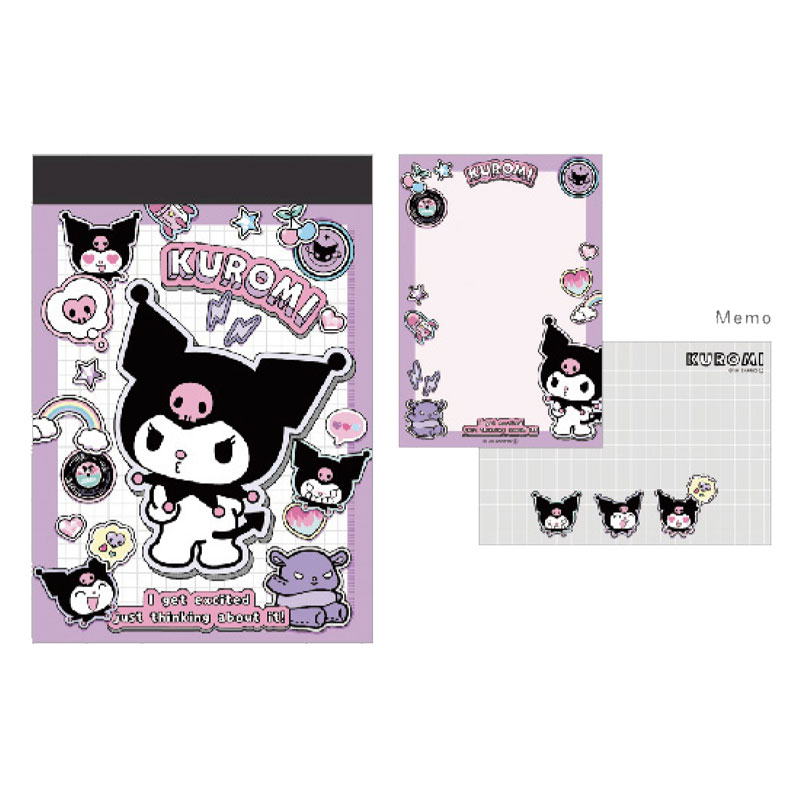 ミニメモ サンリオキャラクターズ ペタペタステッカーズ/クロミちゃん