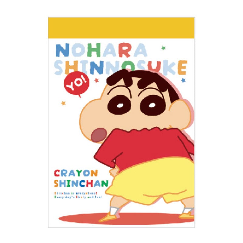 クレヨンしんちゃん ミニメモ ドーン 70枚 キッズ ティーズファクトリー 面白雑貨 メモ帳 プチギフト お礼 20冊までメール便対応 文具 大人かわいい