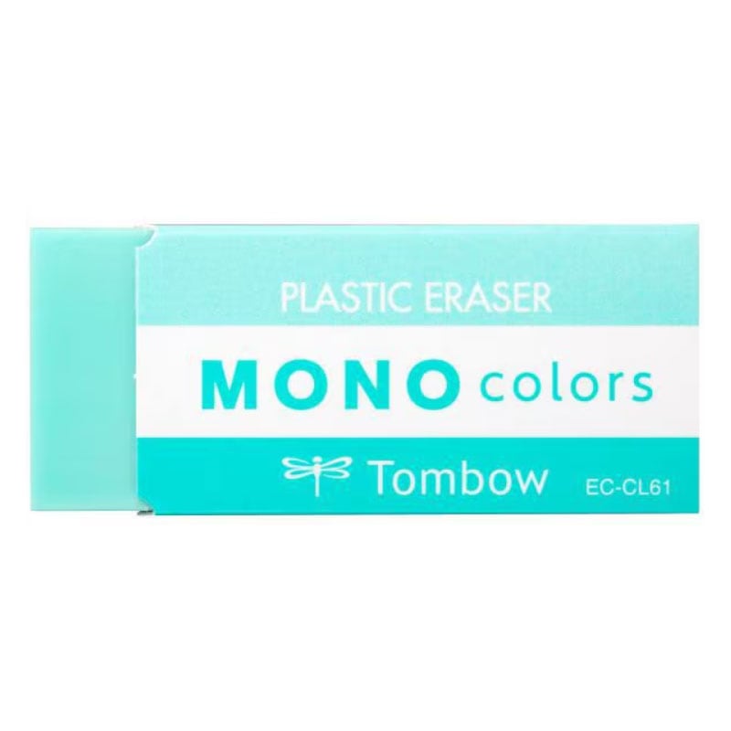 トンボ鉛筆 MONO カラー消しゴム グリーン 限定 高性能 定番 ロングセラー