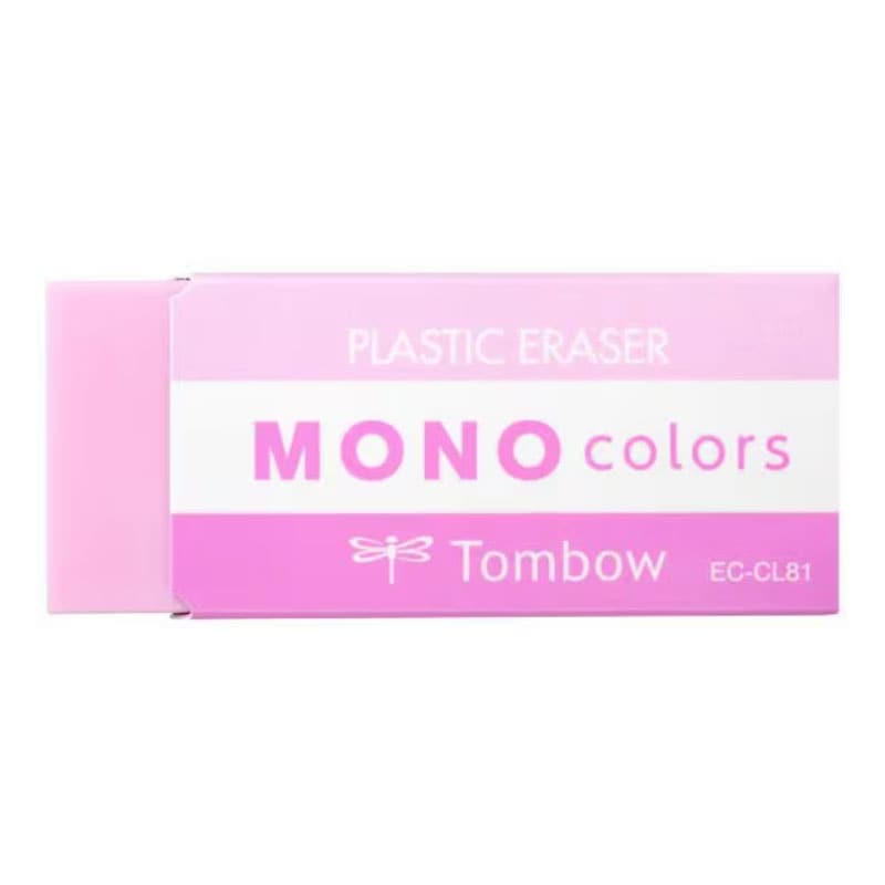 トンボ鉛筆 MONO カラー消しゴム ピンク 限定 高性能 定番 ロングセラー