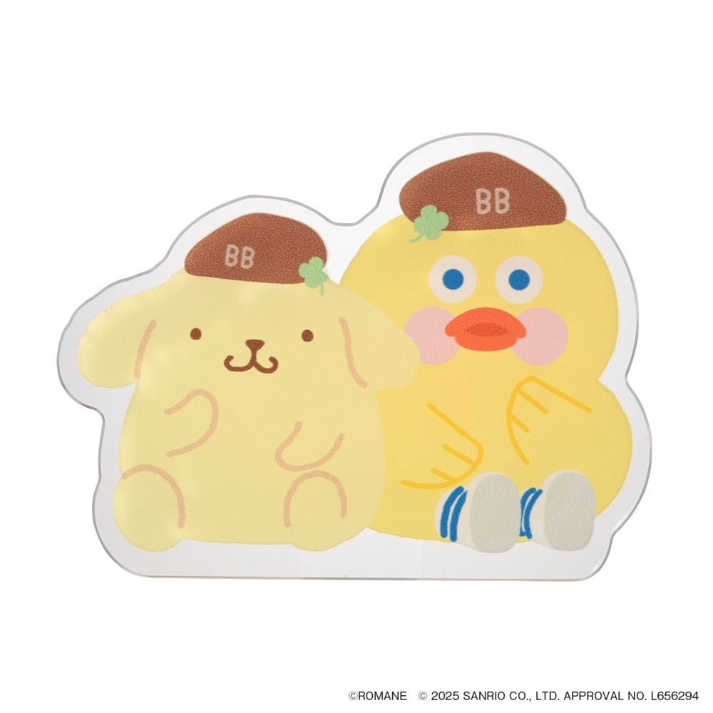 ブランチブラザー×サンリオキャラクターズ アクリルクリップ ダック×ポムポムプリン コラボ かわいい グッズ マークス 限定 プレゼント