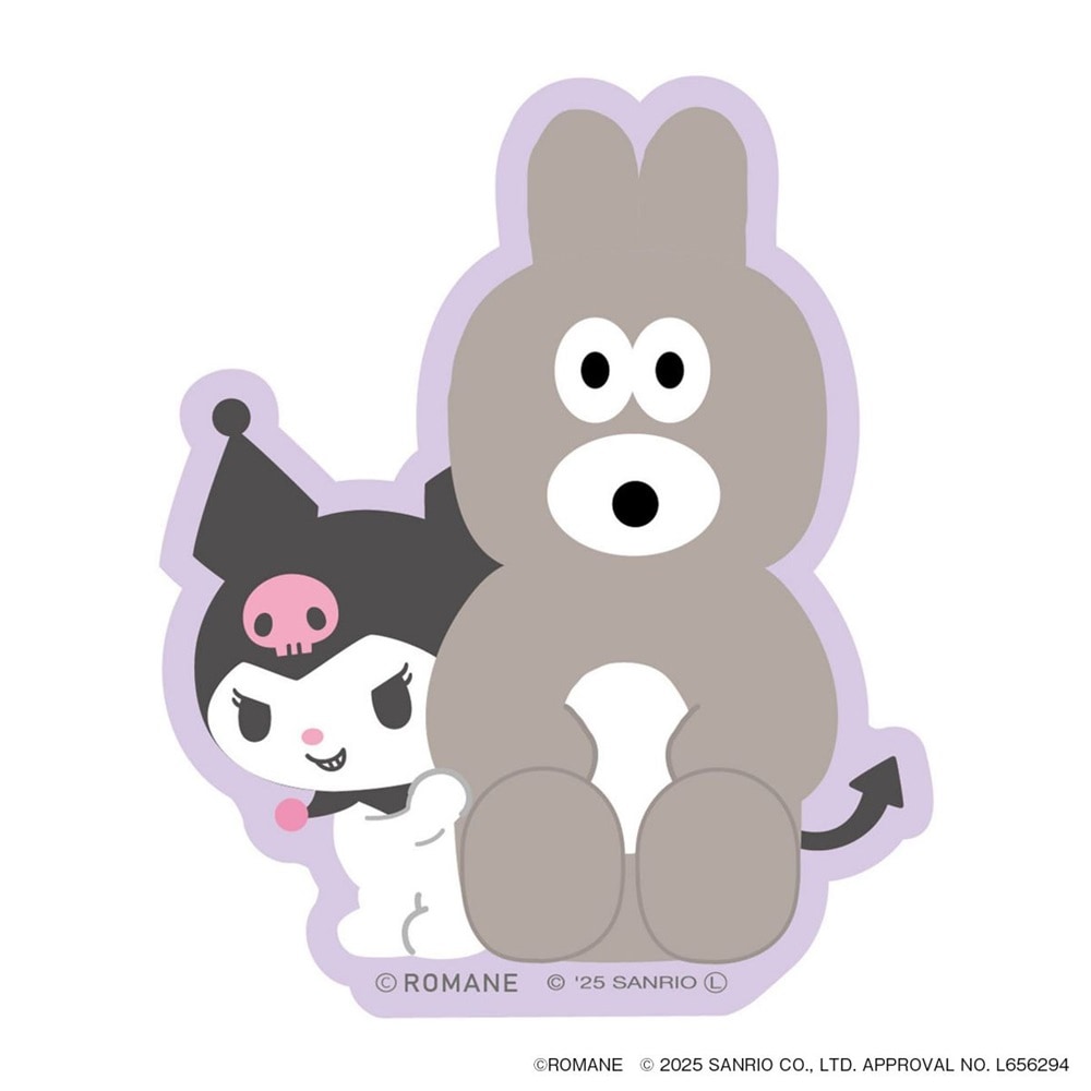 ブランチブラザー×サンリオキャラクターズ PVCステッカー バニー×クロミ コラボ かわいい グッズ マークス 限定 プレゼント デコレーション