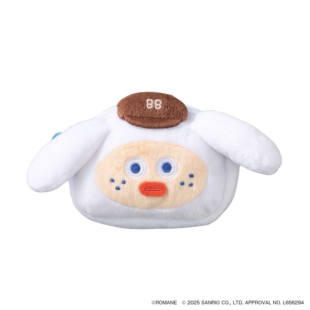 ブランチブラザー×サンリオキャラクターズ フェイスポーチ トースト×シナモロール コラボ かわいい グッズ マークス 限定 プレゼント 小物入れ