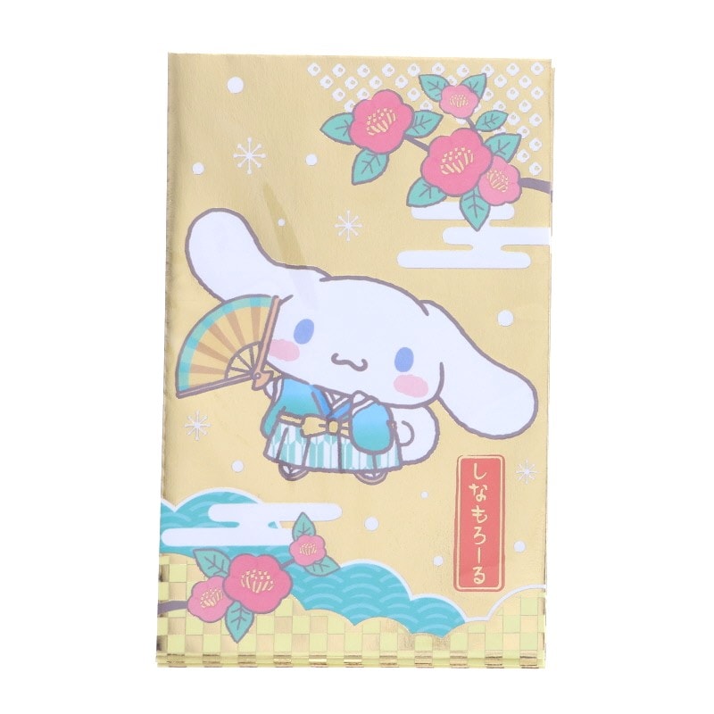 サンリオ シナモロール ポチ袋 着物 3枚入り 封シール付 三つ折り用 祝儀袋 お年玉袋 2026年 キッズ グッズ プレゼント