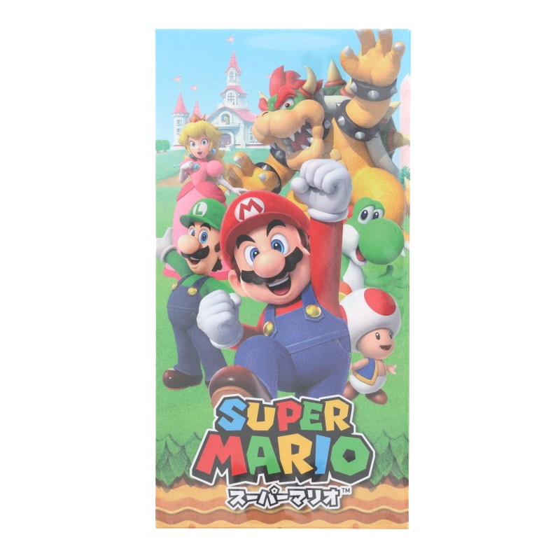 ショウワノート スーパーマリオ ポチ袋 2枚入り 札用 新札 正月 お年玉袋 2026 祝い プレゼント キャラクター 日本製