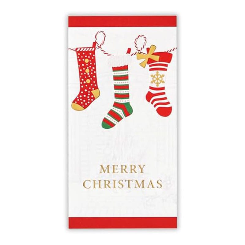 ホールマーク ポチ袋 クリスマス金封 暖炉と靴下II 新札用 1枚入り のし袋 限定 プレゼント