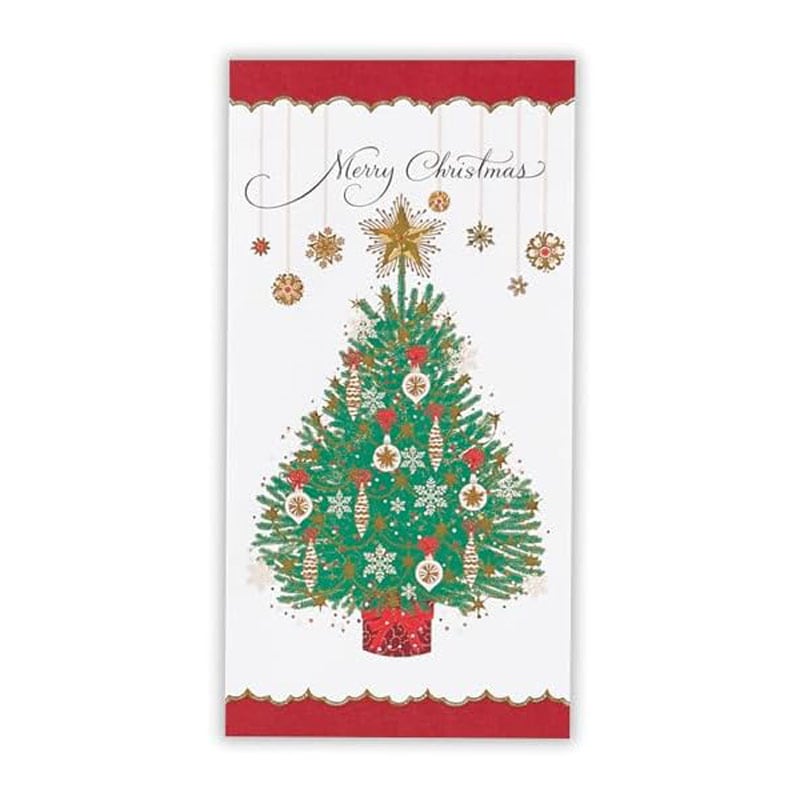 ホールマーク ポチ袋 クリスマス金封 グリーンツリーII 新札用 1枚入り のし袋 限定 プレゼント