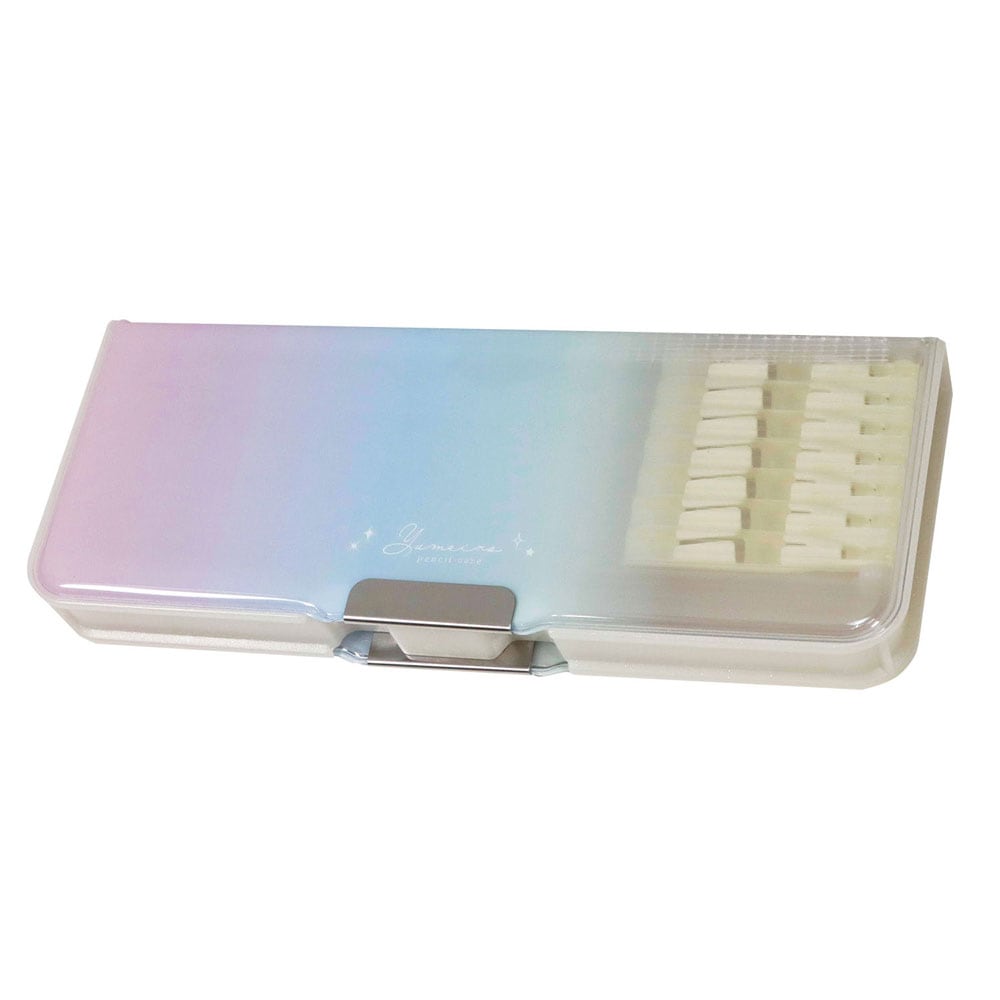 クツワ 学童 ゆめいろグラデーション 筆入 レインボー ペンケース 筆箱 両面 ランドセルにピッタリ 新入学 祝い ギフト プレゼント キッズ ガールズ オシャレ