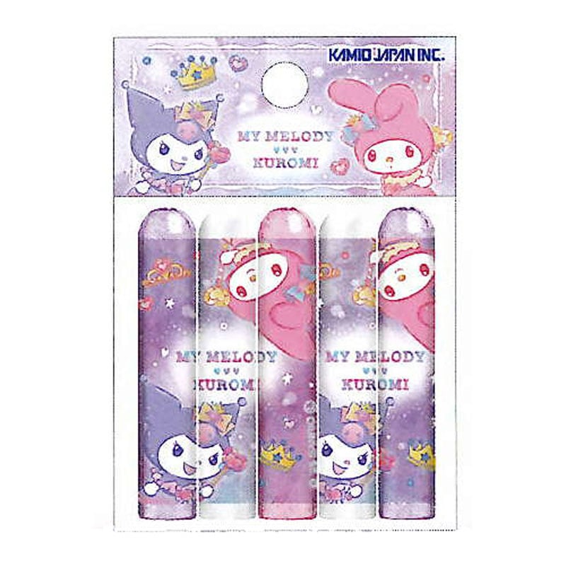 マイメロディ・クロミ 鉛筆キャップ 5本組 キラキラドレス 2026年 サンリオ 新入学 祝い 記念品 プレゼント 日本製