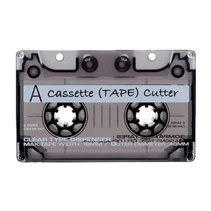 カセットテープカッター クリアグレー レトロ オシャレ 懐かしい 限定 プレゼント サンスター文具