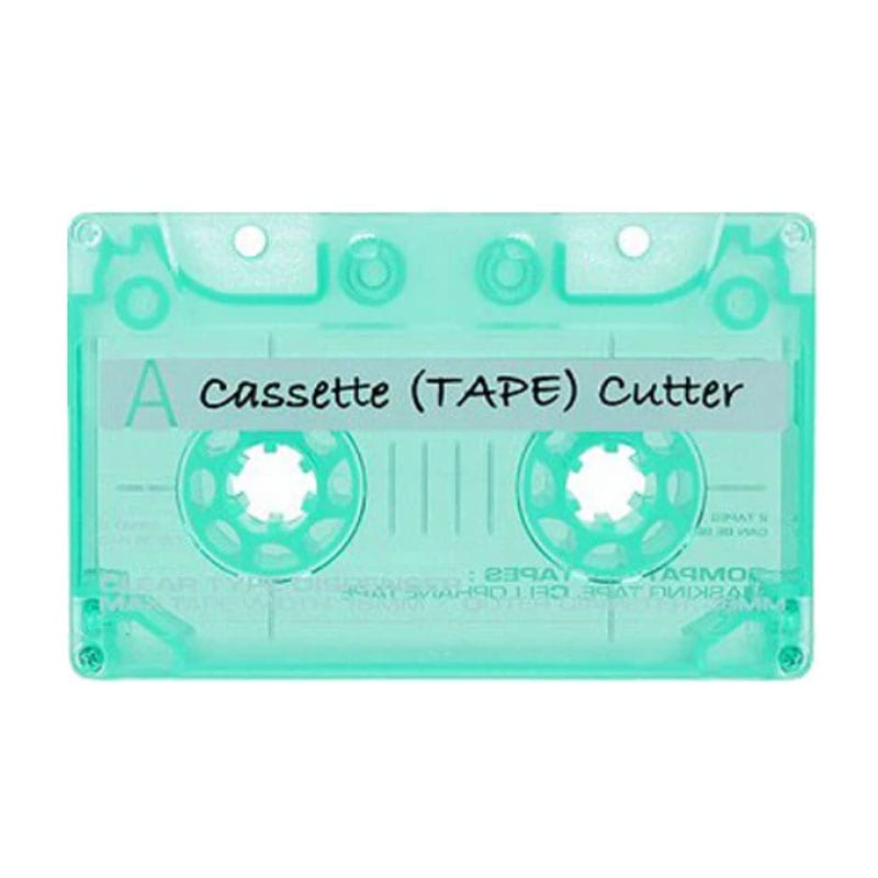 カセットテープカッター クリアミント レトロ オシャレ 懐かしい 限定 プレゼント サンスター文具