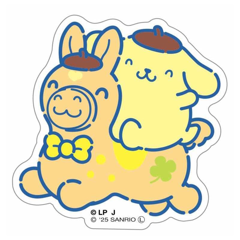 ロディ×サンリオキャラクターズ ステッカー ポムポムプリン コラボ かわいい プレゼント グッズ コレクション 限定 女の子 オシャレ デコレーション