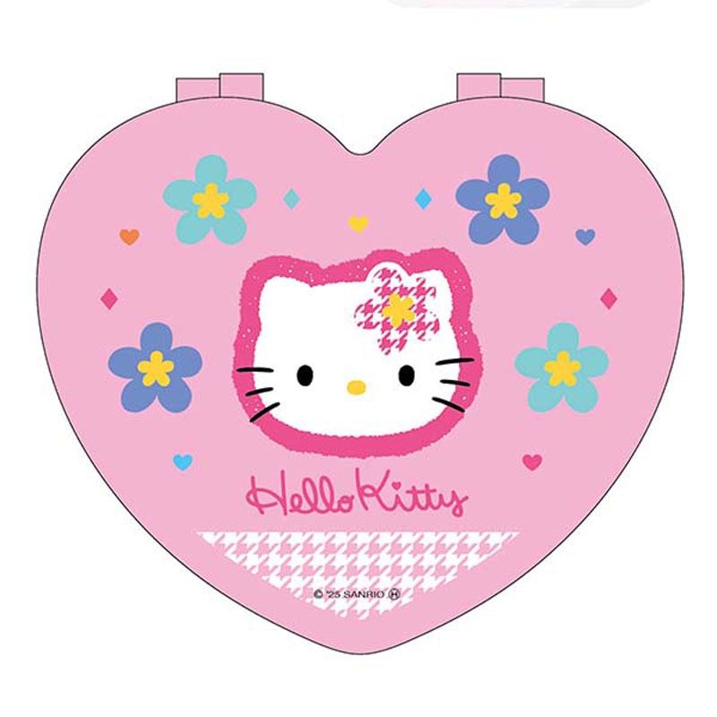 サンリオ ハローキティ ハート型小物入れ カオハナ かわいい メイクボックス 整理整頓 収納 小物入れ オシャレ SNS映え プレゼント