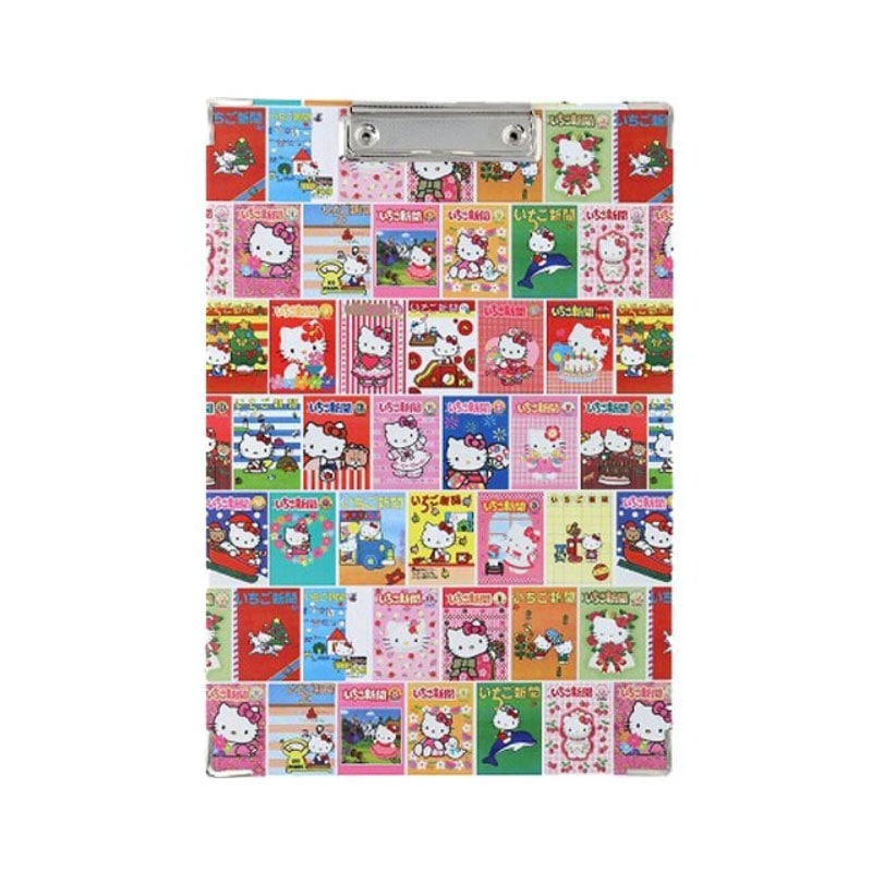 クリップボード サンリオ いちご新聞 集合 50周年 アニバーサリー かわいい 女子文具 限定 サンスター文具