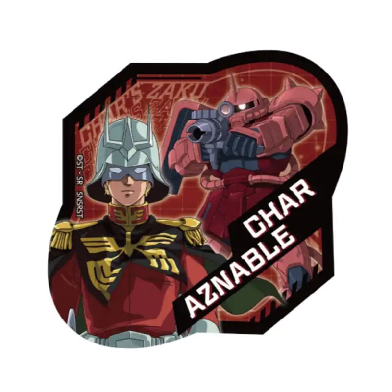 機動戦士ガンダム ステッカー G13 シャア・アズナブル ファーストガンダム グッズ コレクション デコレーション 限定 サンスター文具