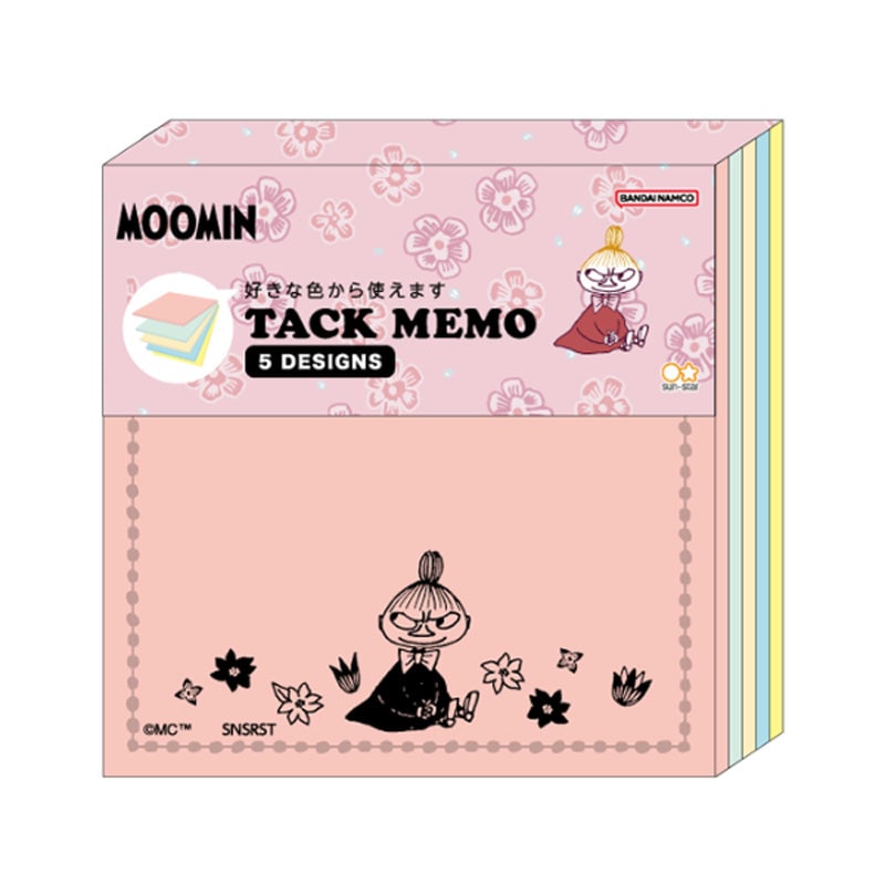サンスター文具 MU25SU 付箋メモ5C リトルミイ 100枚 かわいい 女子文具