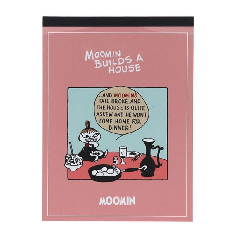 サンスター文具 MU25AW メモ A6 ピンク ムーミン 80枚 かわいい 女子文具