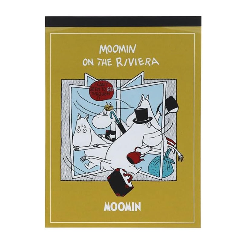 サンスター文具 MU25AW メモ A6 マスタード ムーミン 80枚 かわいい 女子文具