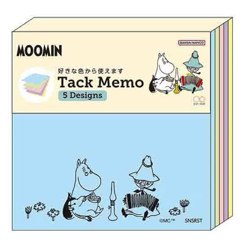 サンスター文具 MU25AW 付箋メモ5C なかま ムーミン 100枚 かわいい 女子文具