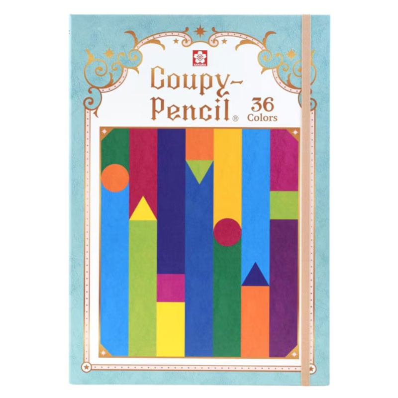 サクラクレパス クーピーペンシル 36色セット ブック型ケース入 プレゼント インテリア ギフト